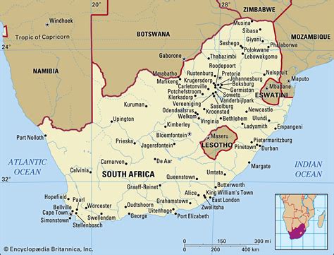major cities of south africa.